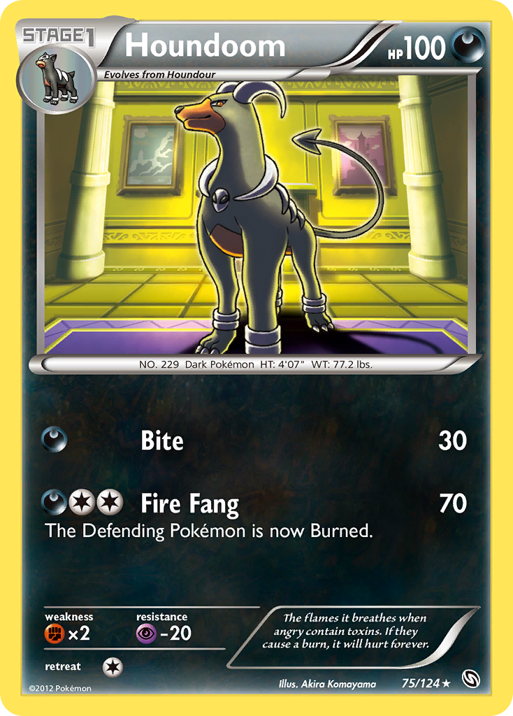 Houndoom (75/124) [Black & White: Dragons Exalted] - Card Brawlers | Quebec | Canada | Yu-Gi-Oh!
