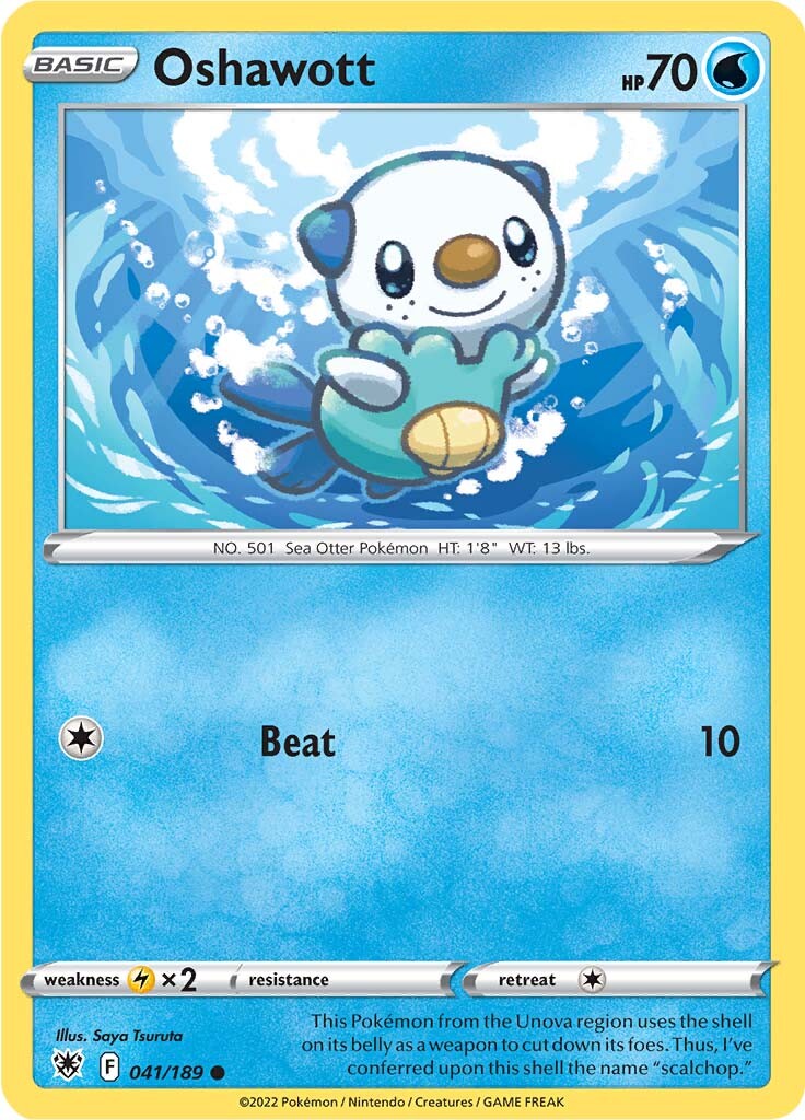 Oshawott (041/189) [Sword & Shield: Astral Radiance] - Card Brawlers | Quebec | Canada | Yu-Gi-Oh!