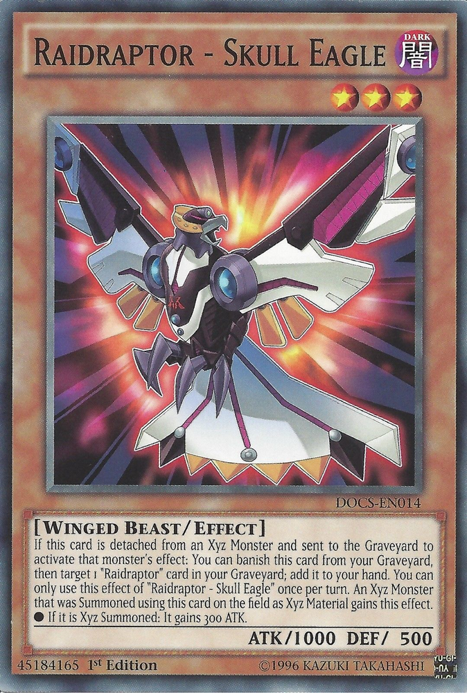 Raidraptor - Skull Eagle [DOCS-EN014] Common - Yu-Gi-Oh! - Card Brawlers | Quebec | Canada |