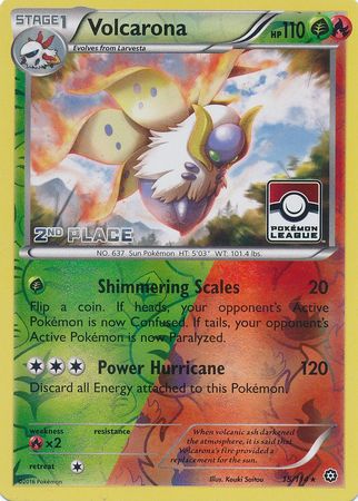 Volcarona (15/114) (League Promo 2nd Place) [XY: Steam Siege] - Card Brawlers | Quebec | Canada | Yu-Gi-Oh!