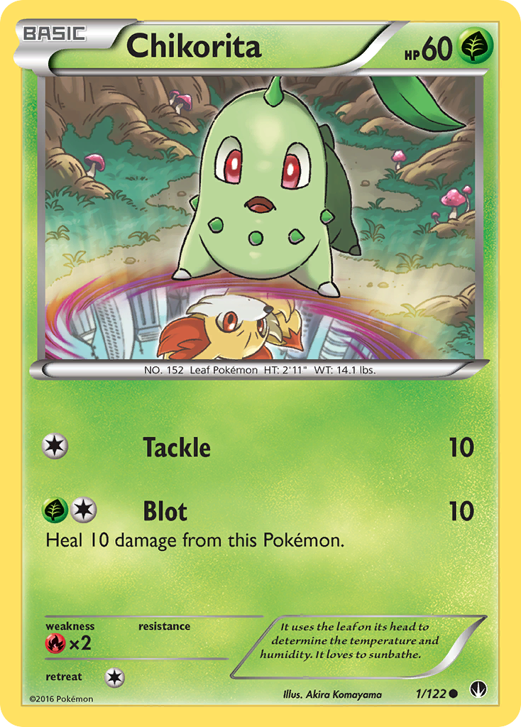 Chikorita (1/122) [XY: BREAKpoint] - Card Brawlers | Quebec | Canada | Yu-Gi-Oh!
