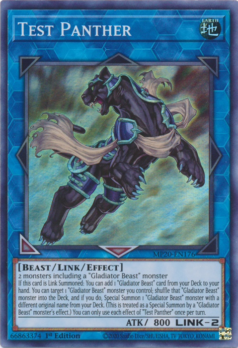 Test Panther [MP20-EN176] Super Rare - Card Brawlers | Quebec | Canada | Yu-Gi-Oh!