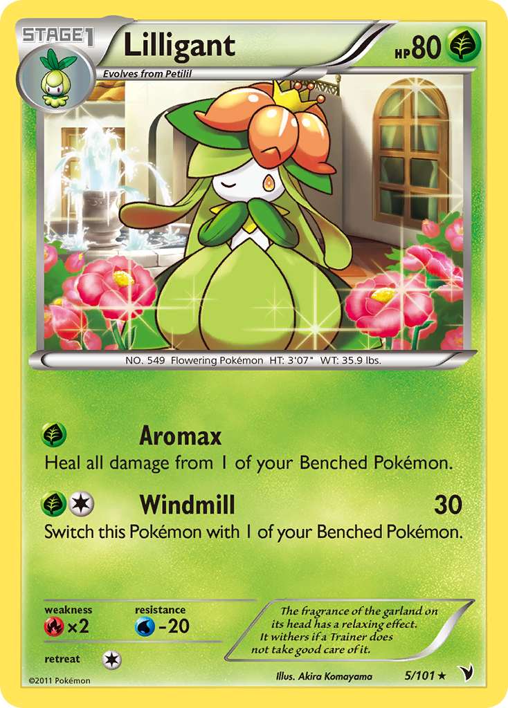 Lilligant (5/101) [Black & White: Noble Victories] - Card Brawlers | Quebec | Canada | Yu-Gi-Oh!