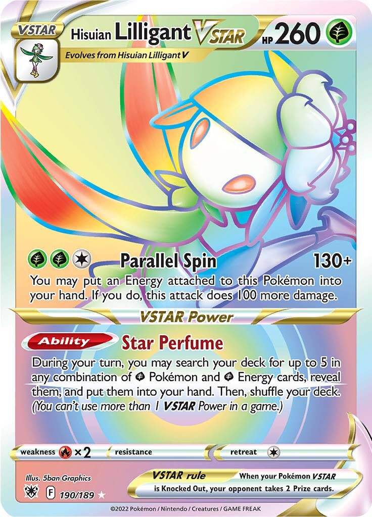 Hisuian Lilligant VSTAR (190/189) [Sword & Shield: Astral Radiance] - Card Brawlers | Quebec | Canada | Yu-Gi-Oh!