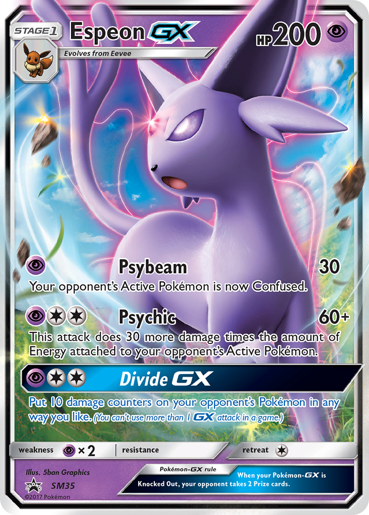 Espeon GX (SM35) [Sun & Moon: Black Star Promos] - Card Brawlers | Quebec | Canada | Yu-Gi-Oh!