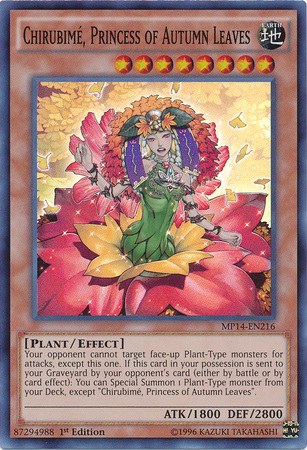 Chirubime, Princess of Autumn Leaves [MP14-EN216] Super Rare - Card Brawlers | Quebec | Canada | Yu-Gi-Oh!