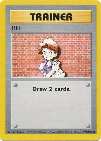 Bill (91/102) [Base Set Shadowless Unlimited] - Card Brawlers | Quebec | Canada | Yu-Gi-Oh!