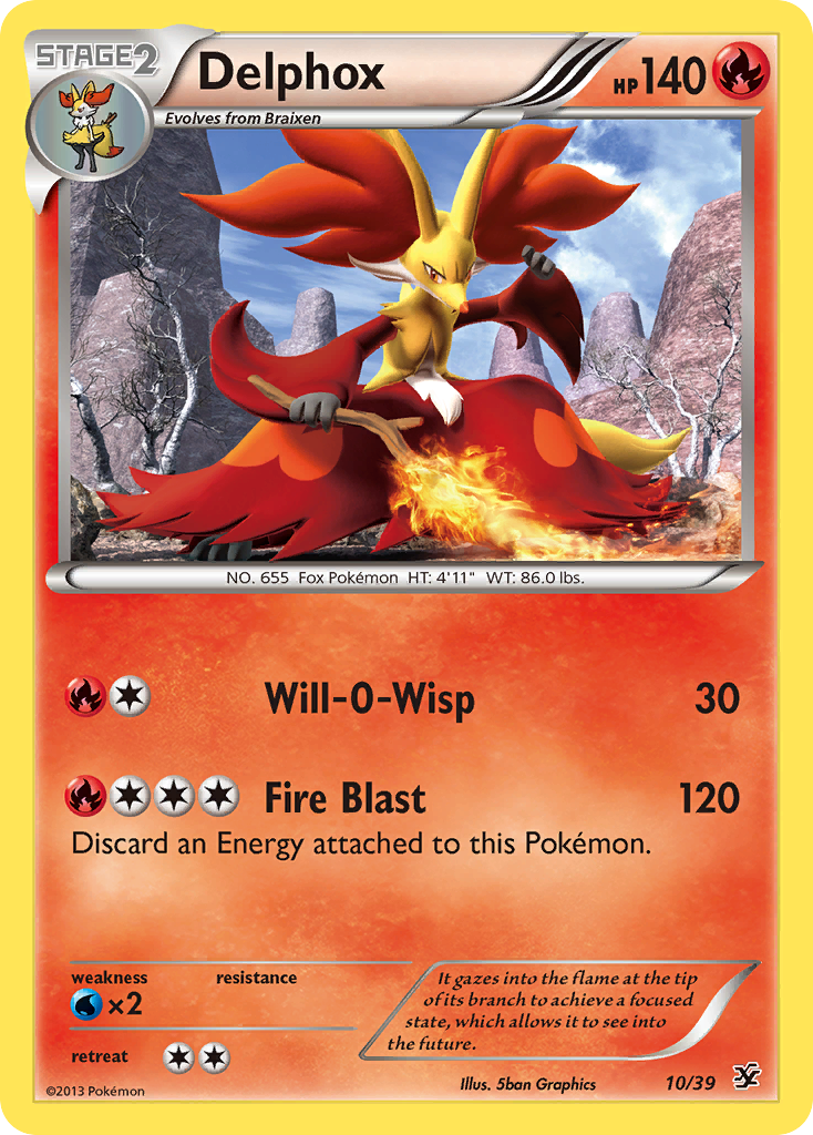 Delphox (10/39) [XY: Kalos Starter Set] - Card Brawlers | Quebec | Canada | Yu-Gi-Oh!