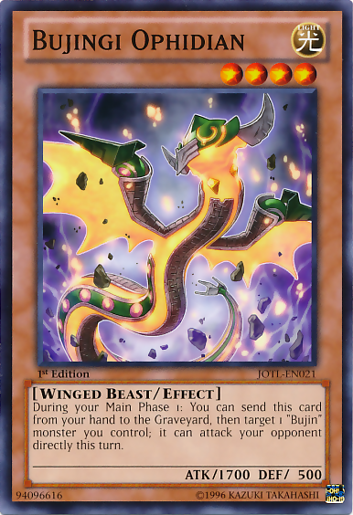 Bujingi Ophidian [JOTL-EN021] Common - Yu-Gi-Oh! - Card Brawlers | Quebec | Canada |