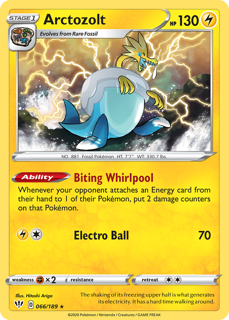 Arctozolt (066/189) [Sword & Shield: Darkness Ablaze] - Card Brawlers | Quebec | Canada | Yu-Gi-Oh!