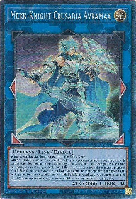 Mekk-Knight Crusadia Avramax [MAZE-EN054] Collector's Rare - Card Brawlers | Quebec | Canada | Yu-Gi-Oh!