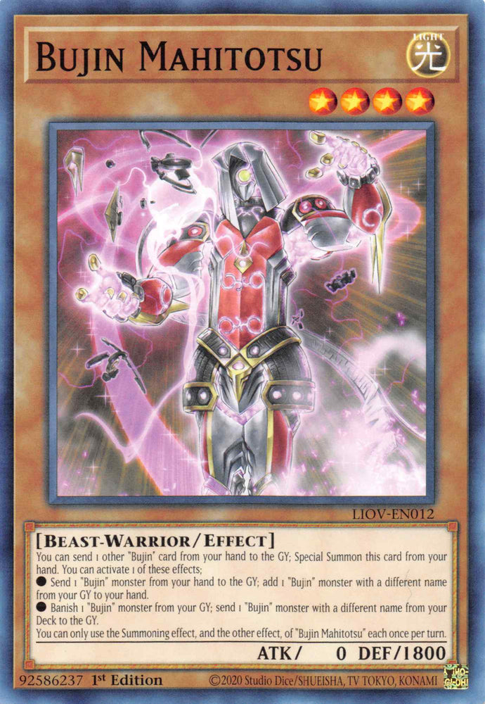 Bujin Mahitotsu [LIOV-EN012] Common - Card Brawlers | Quebec | Canada | Yu-Gi-Oh!