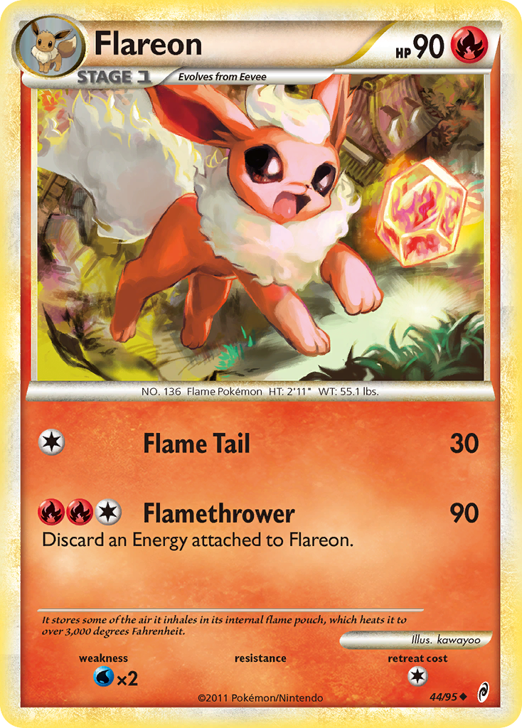 Flareon (44/95) [HeartGold & SoulSilver: Call of Legends] - Card Brawlers | Quebec | Canada | Yu-Gi-Oh!