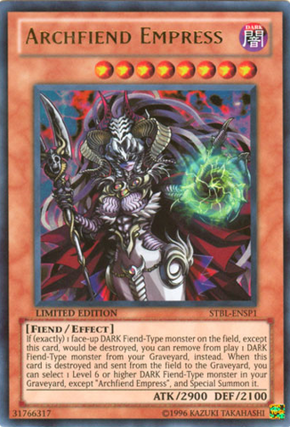 Archfiend Empress [STBL-ENSP1] Ultra Rare - Card Brawlers | Quebec | Canada | Yu-Gi-Oh!