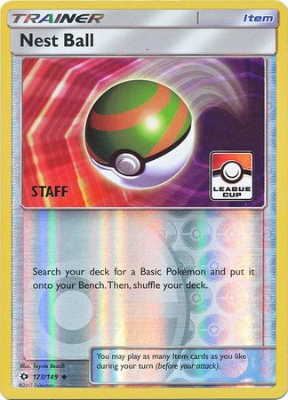 Nest Ball (123/149) (League Promo Staff) [Sun & Moon: Base Set] - Card Brawlers | Quebec | Canada | Yu-Gi-Oh!
