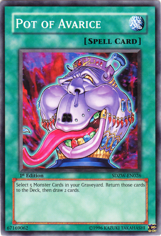 Pot of Avarice [SDZW-EN026] Common - Card Brawlers | Quebec | Canada | Yu-Gi-Oh!
