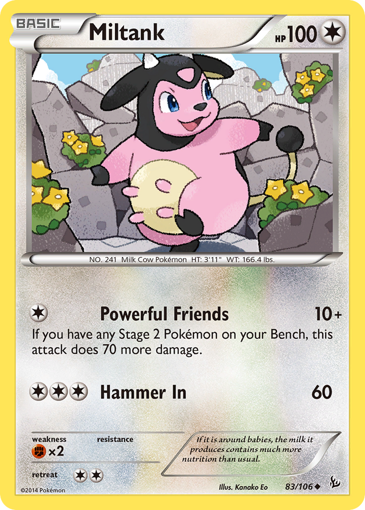 Miltank (83/106) [XY: Flashfire] - Card Brawlers | Quebec | Canada | Yu-Gi-Oh!