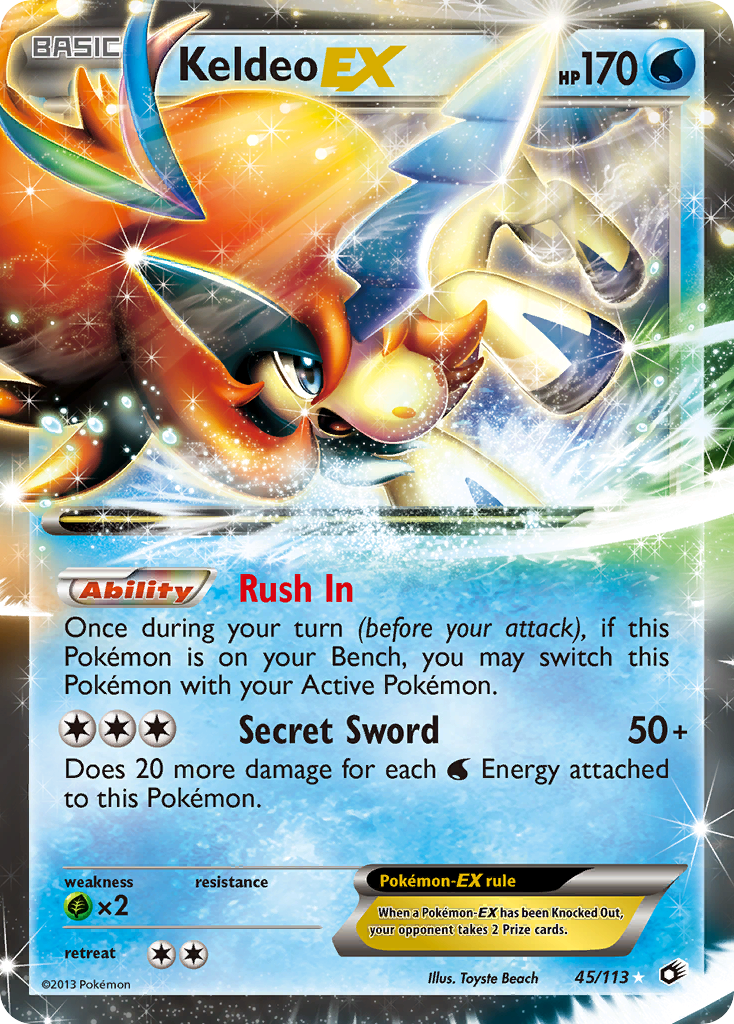 Keldeo EX (45/113) [Black & White: Legendary Treasures] - Card Brawlers | Quebec | Canada | Yu-Gi-Oh!