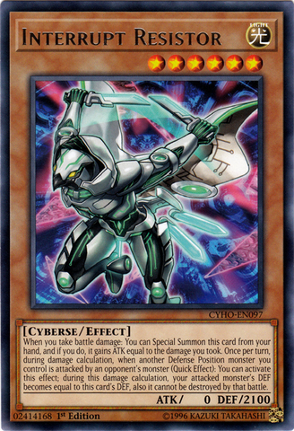 Interrupt Resistor [CYHO-EN097] Rare - Yu-Gi-Oh! - Card Brawlers | Quebec | Canada |