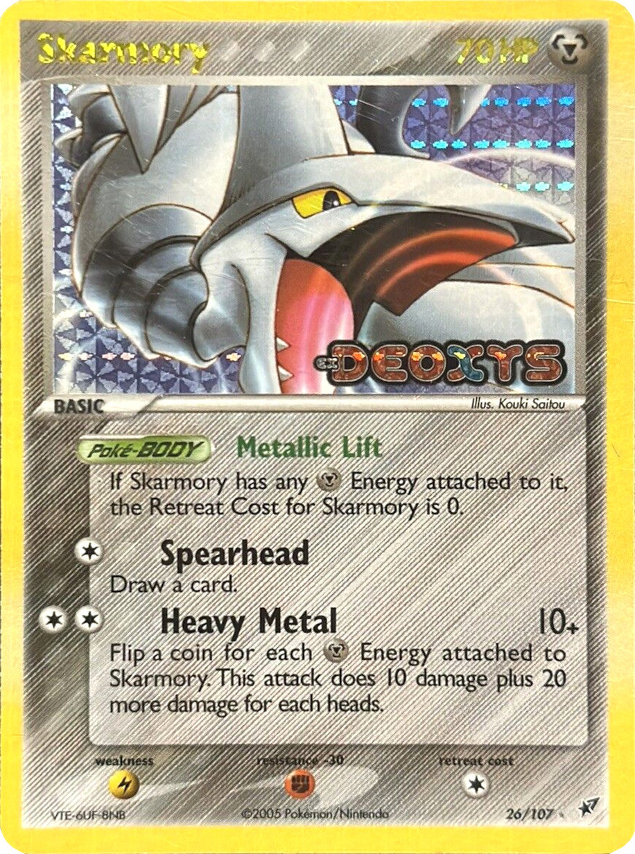 Skarmory (26/107) (Stamped) [EX: Deoxys] - Card Brawlers | Quebec | Canada | Yu-Gi-Oh!