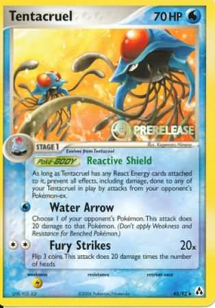 Tentacruel (45/92) (Prerelease Promo) [Nintendo: Black Star Promos] - Card Brawlers | Quebec | Canada | Yu-Gi-Oh!