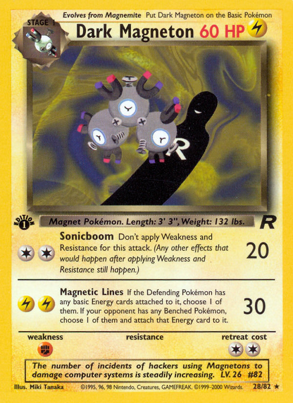 Dark Magneton (28/82) [Team Rocket 1st Edition] - Card Brawlers | Quebec | Canada | Yu-Gi-Oh!