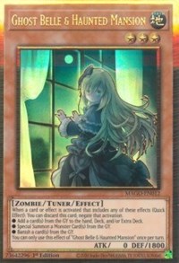 Ghost Belle & Haunted Mansion (Alternate Art) [MAGO-EN012] Gold Rare - Card Brawlers | Quebec | Canada | Yu-Gi-Oh!