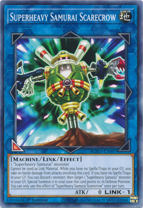 Superheavy Samurai Scarecrow [ROTD-EN097] Common - Card Brawlers | Quebec | Canada | Yu-Gi-Oh!