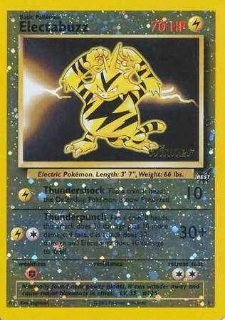 Electabuzz (1) (Winner) [Best of Promos] - Card Brawlers | Quebec | Canada | Yu-Gi-Oh!