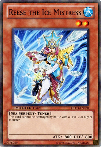 Reese the Ice Mistress [GLD3-EN030] Common - Card Brawlers | Quebec | Canada | Yu-Gi-Oh!