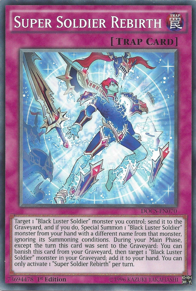 Super Soldier Rebirth [DOCS-EN070] Common - Yu-Gi-Oh! - Card Brawlers | Quebec | Canada |