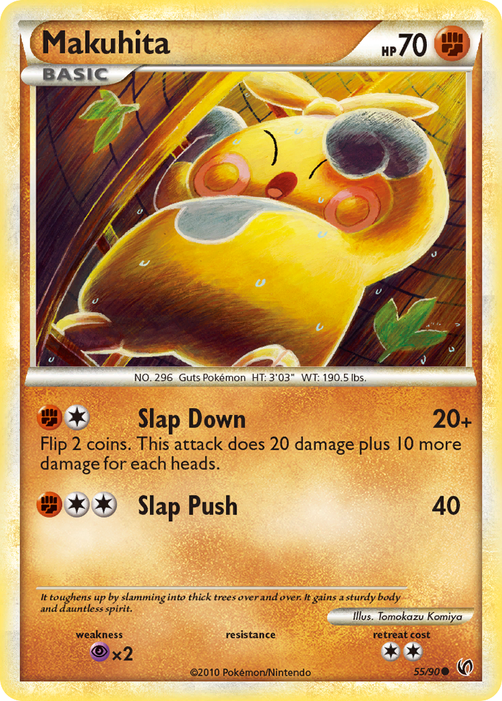Makuhita (55/90) [HeartGold & SoulSilver: Undaunted] - Card Brawlers | Quebec | Canada | Yu-Gi-Oh!