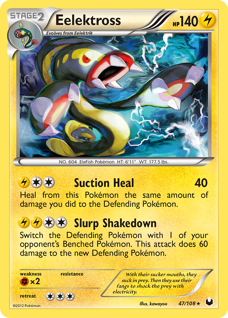 Eelektross (47/108) [Black & White: Dark Explorers] - Card Brawlers | Quebec | Canada | Yu-Gi-Oh!