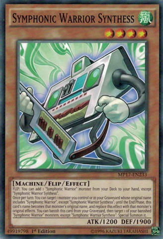 Symphonic Warrior Synthess [MP17-EN233] Common - Card Brawlers | Quebec | Canada | Yu-Gi-Oh!