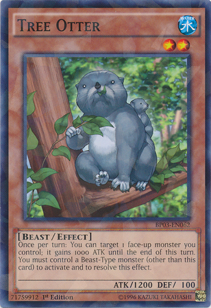 Tree Otter [BP03-EN062] Shatterfoil Rare - Card Brawlers | Quebec | Canada | Yu-Gi-Oh!