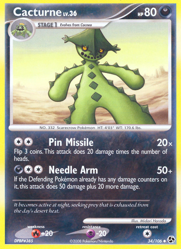 Cacturne (34/106) [Diamond & Pearl: Great Encounters] - Card Brawlers | Quebec | Canada | Yu-Gi-Oh!