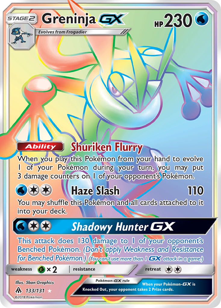 Greninja GX (133/131) [Sun & Moon: Forbidden Light] - Card Brawlers | Quebec | Canada | Yu-Gi-Oh!
