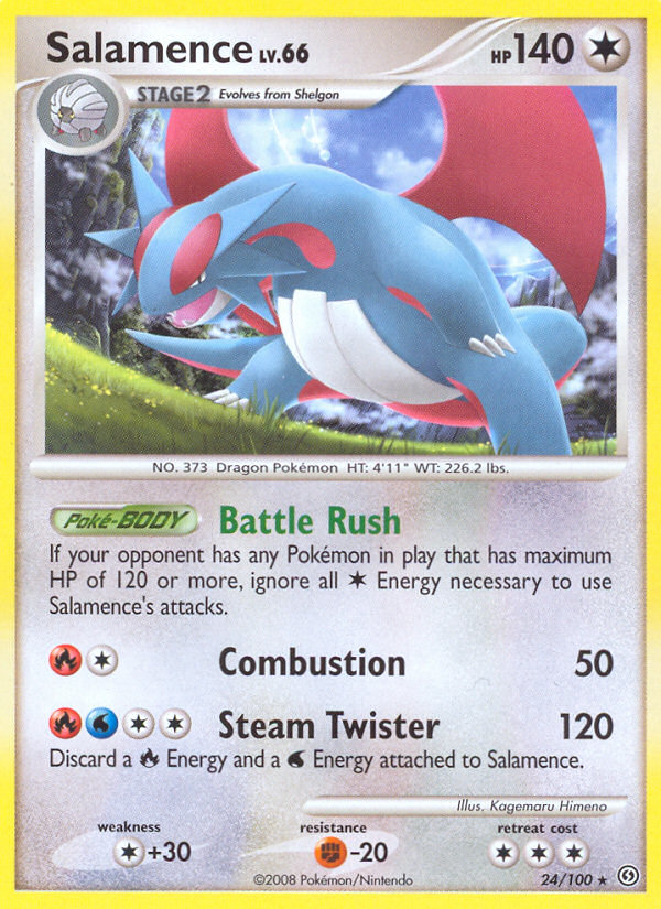 Salamence (24/100) [Diamond & Pearl: Stormfront] - Card Brawlers | Quebec | Canada | Yu-Gi-Oh!