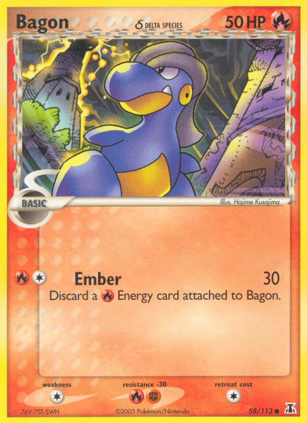 Bagon (58/113) (Delta Species) [EX: Delta Species] - Card Brawlers | Quebec | Canada | Yu-Gi-Oh!