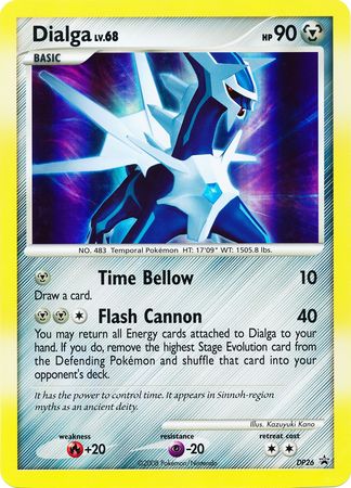 Dialga (DP26) (Jumbo Card) [Diamond & Pearl: Black Star Promos] - Card Brawlers | Quebec | Canada | Yu-Gi-Oh!