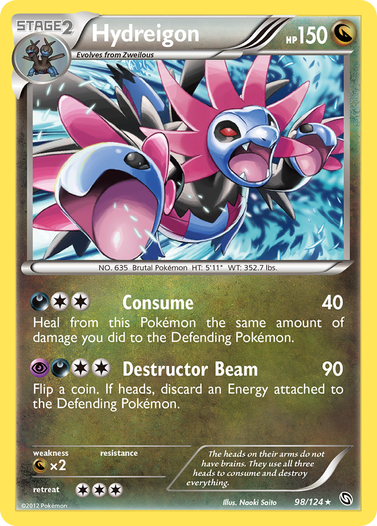 Hydreigon (98/124) [Black & White: Dragons Exalted] - Card Brawlers | Quebec | Canada | Yu-Gi-Oh!