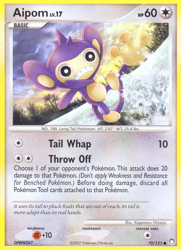 Aipom (70/123) [Diamond & Pearl: Mysterious Treasures] - Card Brawlers | Quebec | Canada | Yu-Gi-Oh!