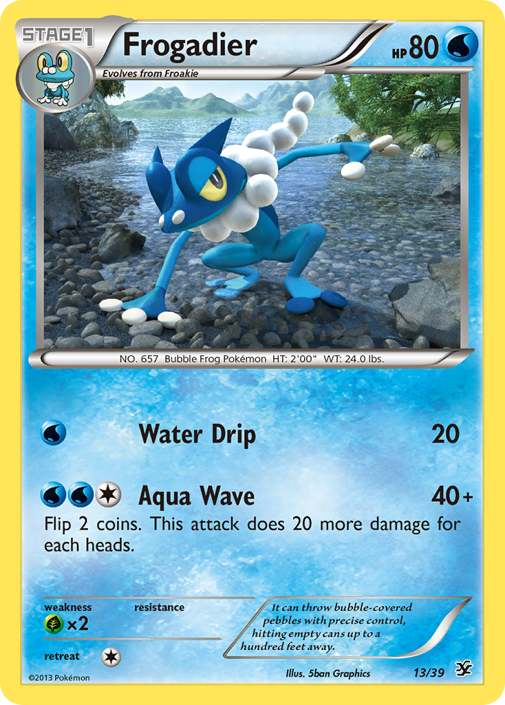 Frogadier (13/39) [XY: Kalos Starter Set] - Card Brawlers | Quebec | Canada | Yu-Gi-Oh!