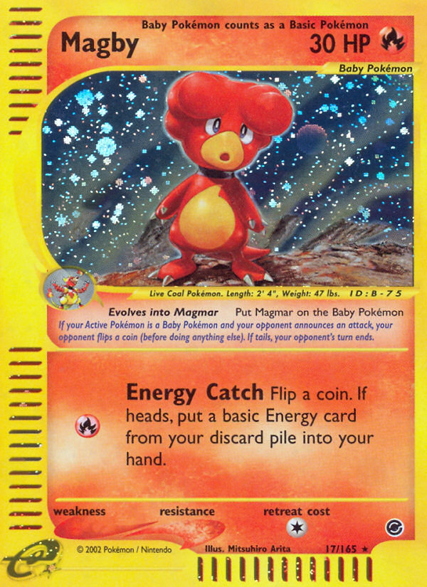 Magby (17/165) [Expedition: Base Set] - Card Brawlers | Quebec | Canada | Yu-Gi-Oh!