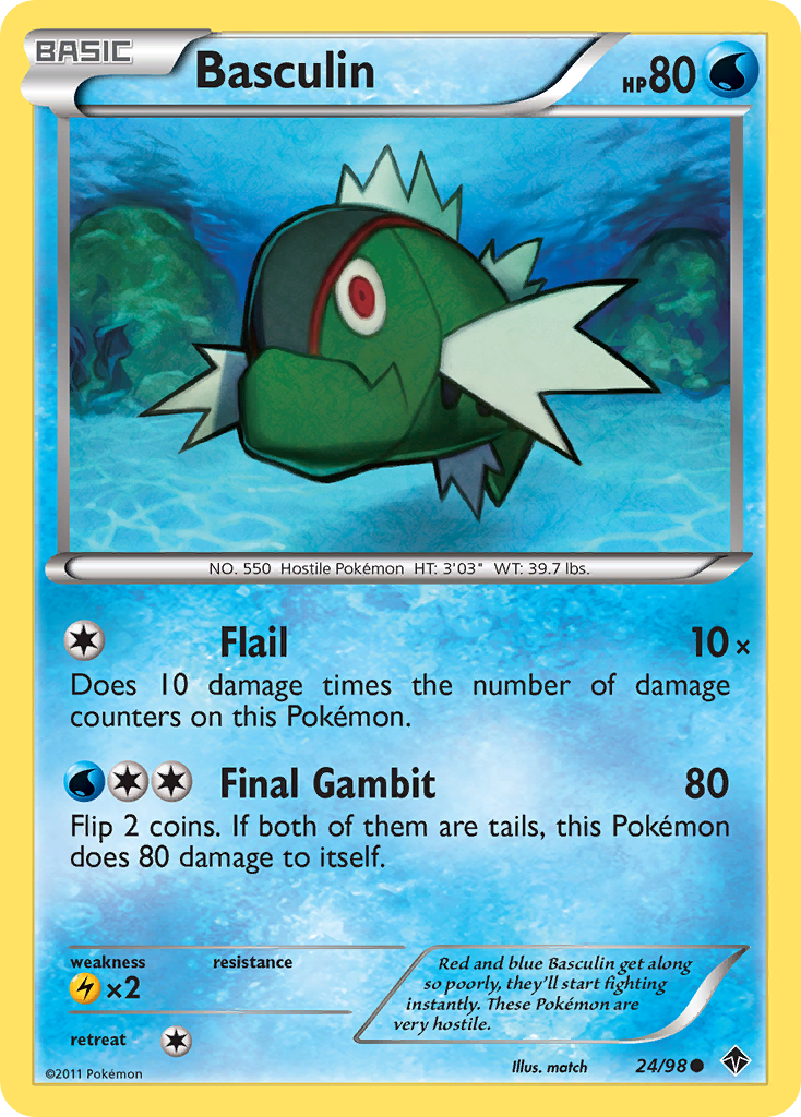 Basculin (24/98) [Black & White: Emerging Powers] - Card Brawlers | Quebec | Canada | Yu-Gi-Oh!
