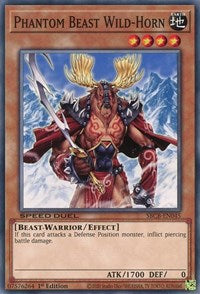 Phantom Beast Wild-Horn [SBCB-EN045] Common - Card Brawlers | Quebec | Canada | Yu-Gi-Oh!