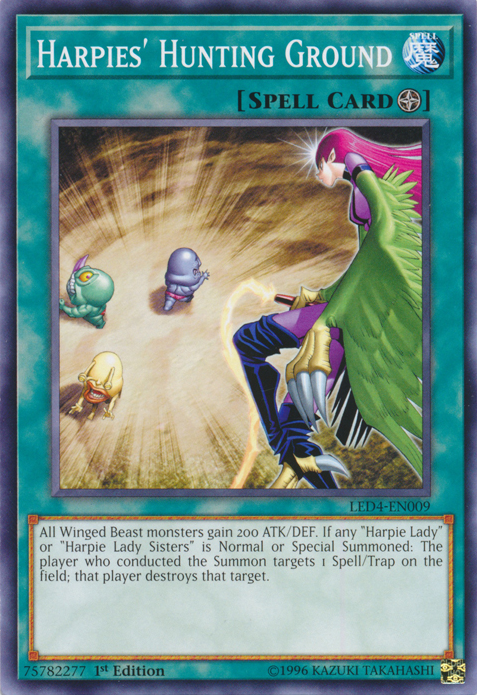 Harpies' Hunting Ground [LED4-EN009] Common - Card Brawlers | Quebec | Canada | Yu-Gi-Oh!