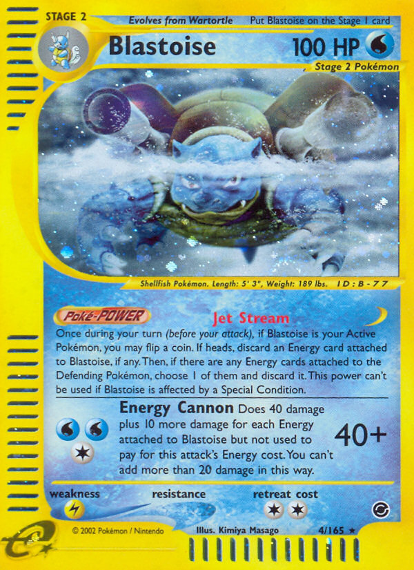 Blastoise (4/165) [Expedition: Base Set] - Card Brawlers | Quebec | Canada | Yu-Gi-Oh!
