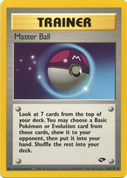 Master Ball (116/132) [Gym Challenge Unlimited] - Card Brawlers | Quebec | Canada | Yu-Gi-Oh!