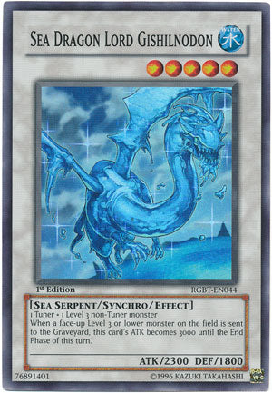 Sea Dragon Lord Gishilnodon [RGBT-EN044] Super Rare - Card Brawlers | Quebec | Canada | Yu-Gi-Oh!